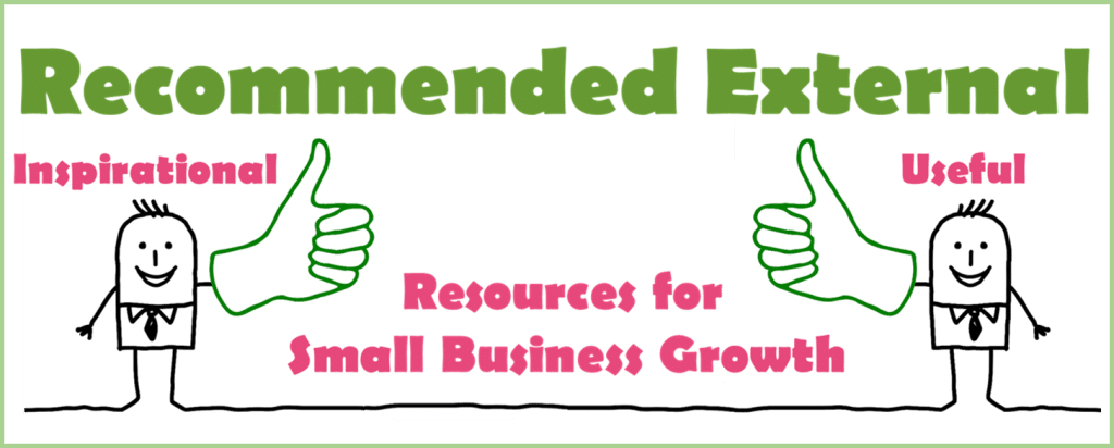 Recommended External Resources – For Small Business Growth